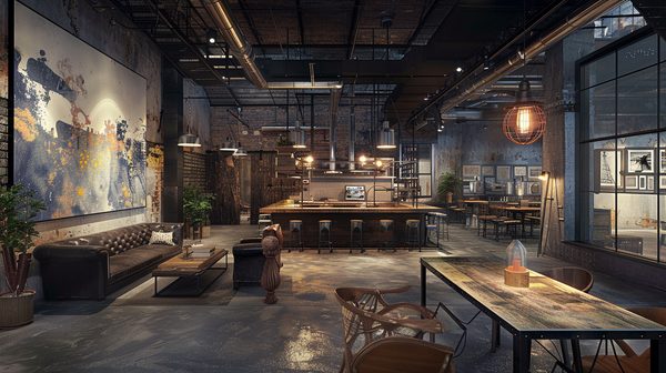 Décoration unique avec mobilier industriel: modernité et authenticité
