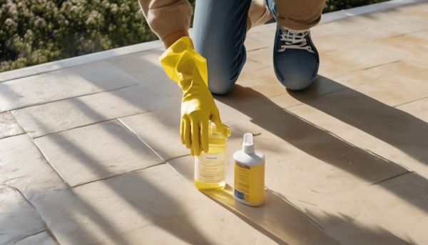 Laisser agir l’eau de javel sur votre terrasse : conseils pratiques